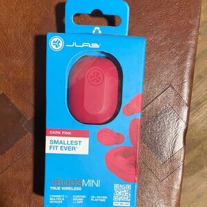 JLab JBuds Mini True Wireless Earbuds - Dark Pink